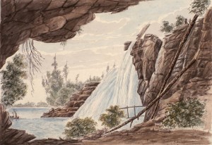 From the Upper Side of the Grand Rideau Falls. 1830