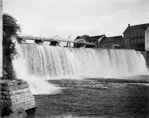 Rideau Falls. Spring 1901.