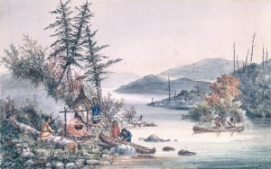 Lac aux Allumettes sur la rivière des Outaouais, en Ontario. 1870 