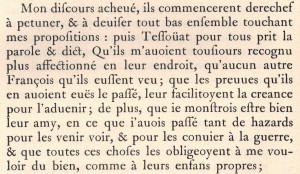 Champlain, Samuel de. 1973. «Quatriesme voyage du sieur de Champlain, capitaine ordinaire pour le Roy en la marine, & Lieutenant de Monfeigneur le Prince de Condé en la Nouvelle France, fait en l’an 1613». Dans Œuvres de Champlain. Éditions du jour : Montréal, p.459